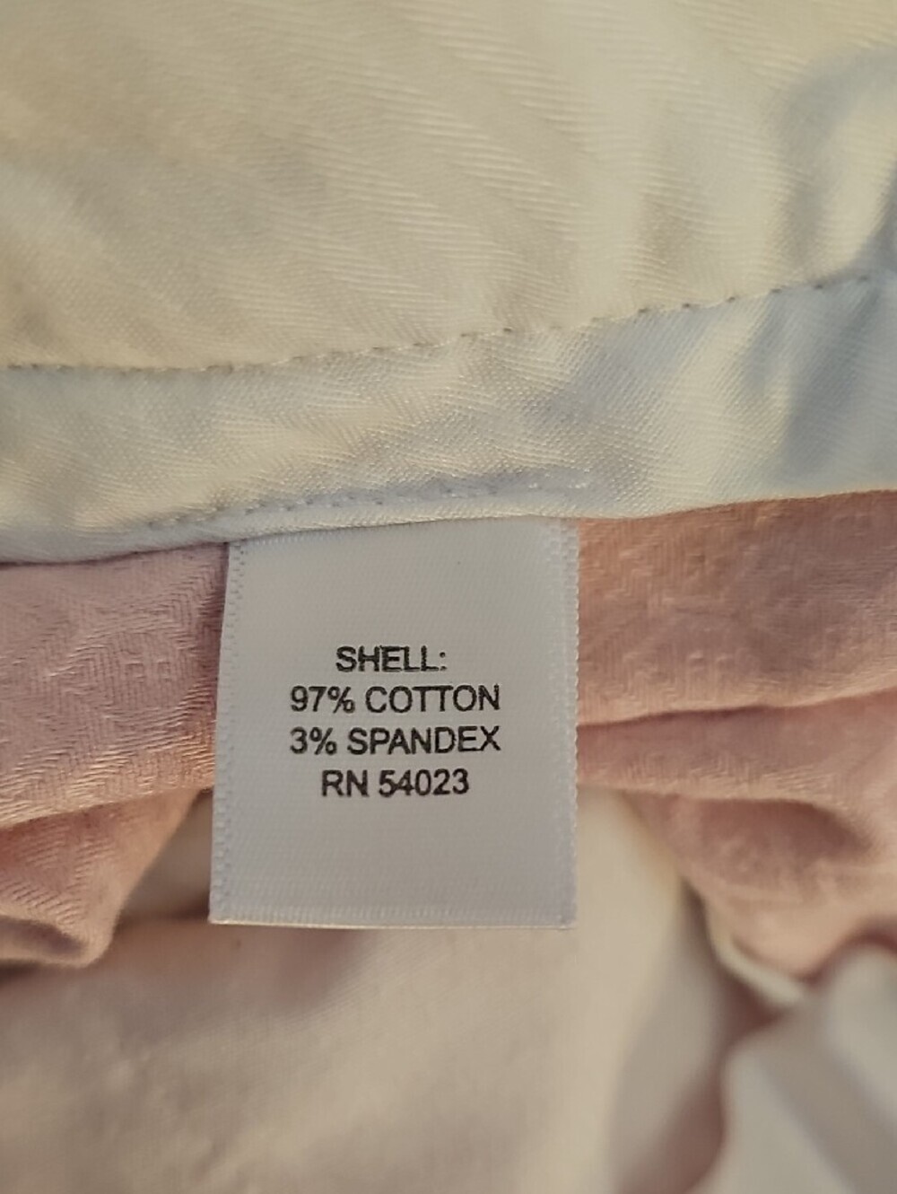 Banana Republic Pale Pink Textured Hampton Pants Size 2 - Picture 3 of 13